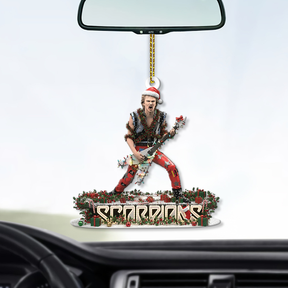 Scorpions Band Rudolf Schenker Christmas Ornament - Image 4
