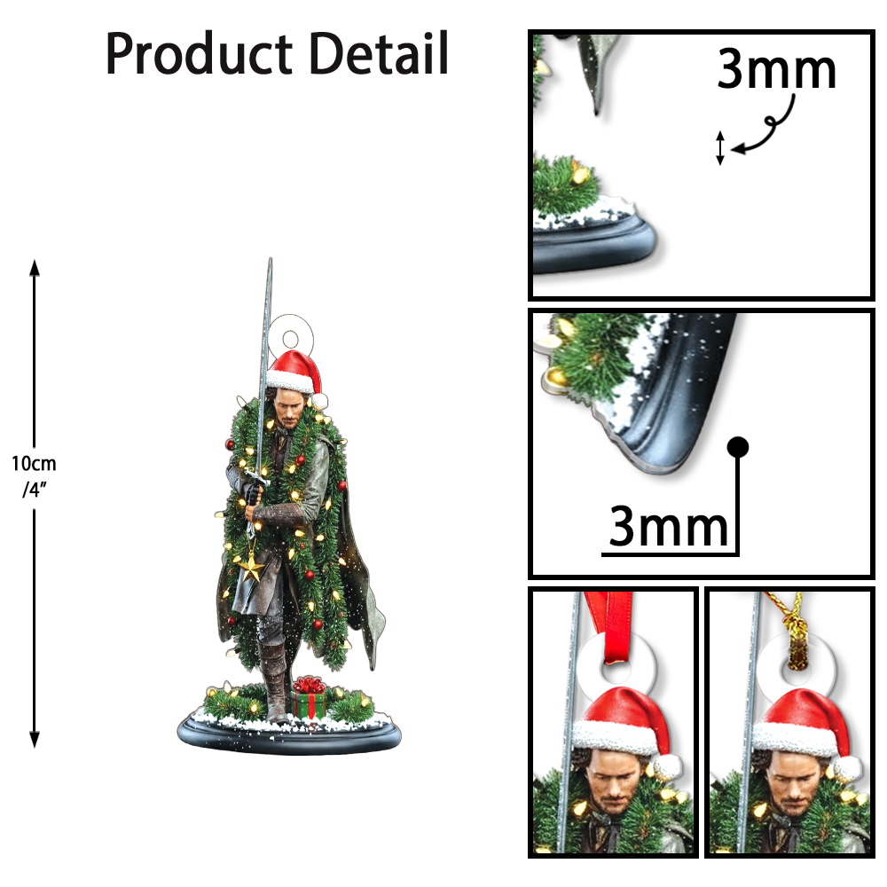Lord of the Rings Aragorn Christmas Ornament - Image 8