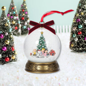 Alternative view of Peanuts Skatepond Musical Christmas Ornament