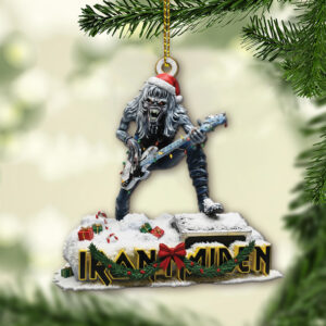 Alternative view of Iron Maiden Fear of the Dark Christmas Ornament
