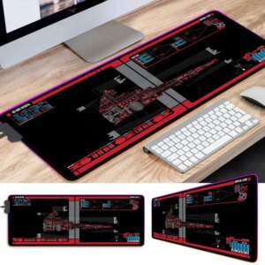 Alternative view of Star War Imperial Star Destroyer LED Desk Mat