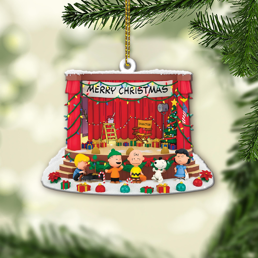 Merry Christmas, Charlie Brown! with Light and Sound Christmas Ornament