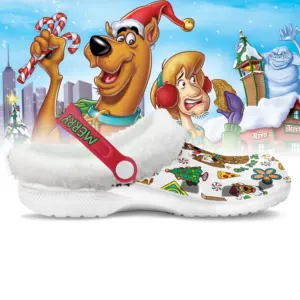 Alternative view of Scooby Doo x Christmas Fleece Crocs Crocband Clogs Shoes