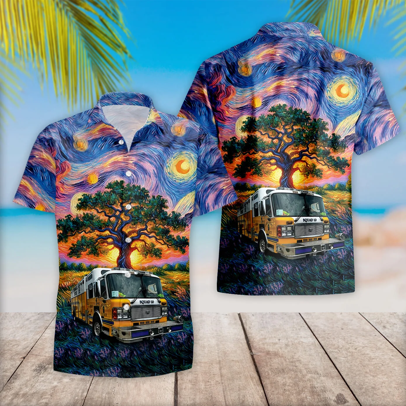Virginia, Augusta County Fire Department Hawaiian Shirt Version 2
