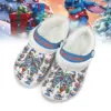 Personalized Stitch Christmas Fleece Crocs Clogs