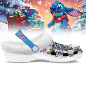 Alternative view of Personalized Stitch Christmas Fleece Crocs Clogs