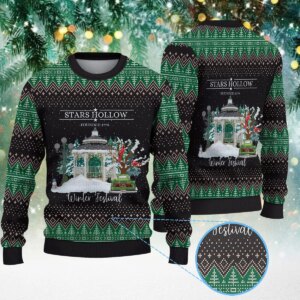 Stars Hollow Gilmore Girls Christmas Knitted Sweater