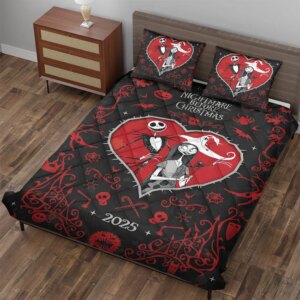 The Nightmare Before Christmas Quilt Bedding Set