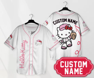 Personalized Hello Kitty Baseball Jersey