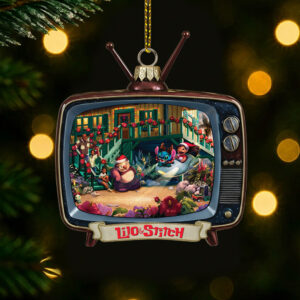 Disney Lilo and Stitch Aloha Christmas Ornament