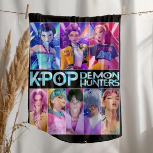 Alternative view of Kpop Demon Hunters Blanket