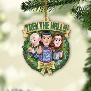 Star Trek Trek The Halls Christmas Ornament