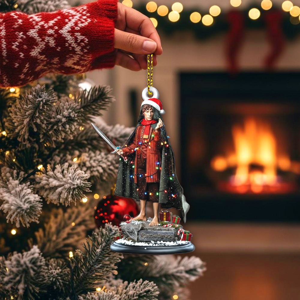 Lord of the Rings Frodo Baggins Christmas Ornament - Image 2