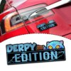 Derpy KPOP Blue Demon Tiger Edition Laser Engraved or 3D Inlayed Car Name Badge