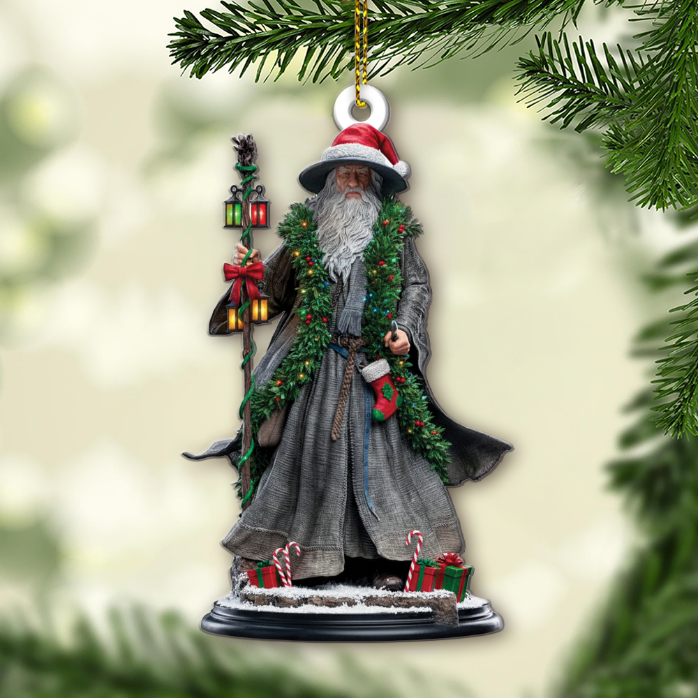 Lord of the Rings Gandalf The Grey Christmas Ornament - Image 6