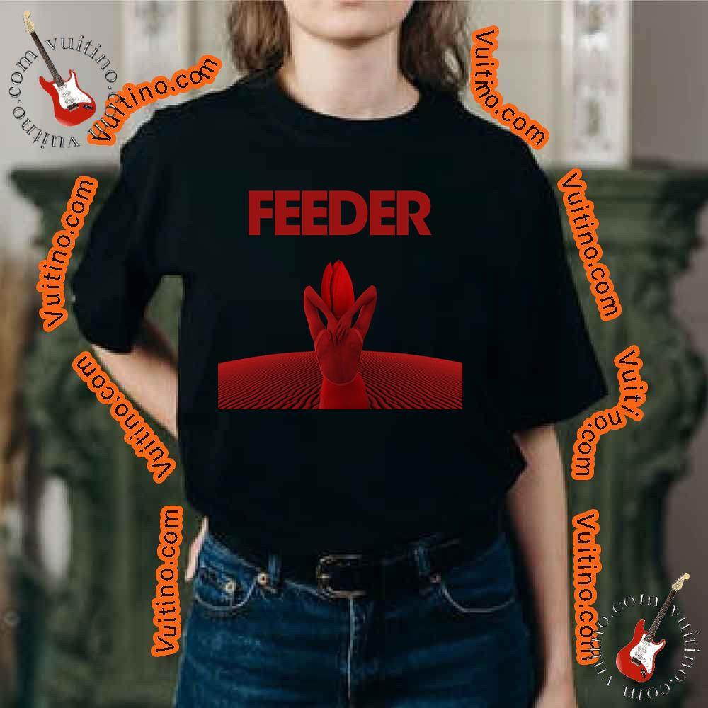 Art Feeder Black Red Shirt