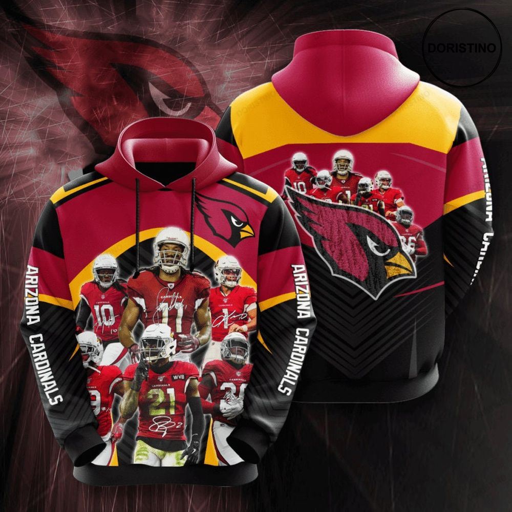 Arizona Cardinals 3d Do96t Limited Edition 3d Hoodie