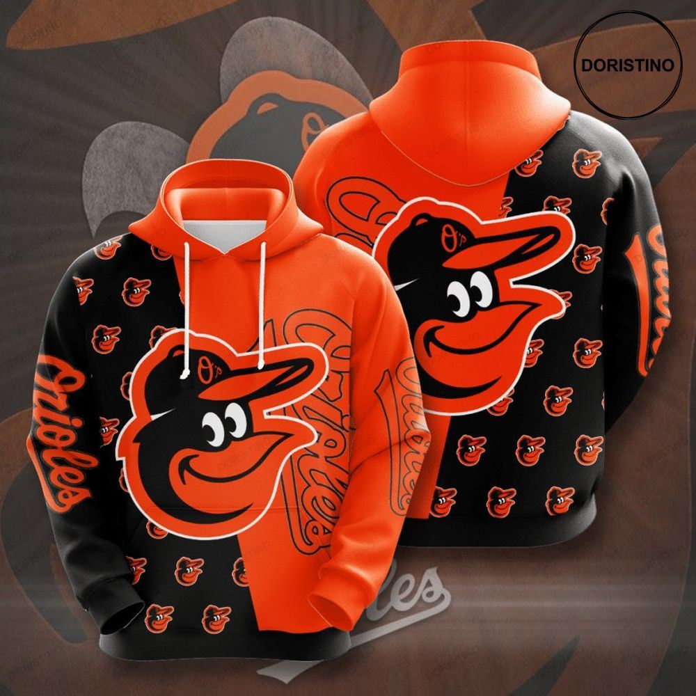 Baltimore Orioles 3d All Over Print Hoodie