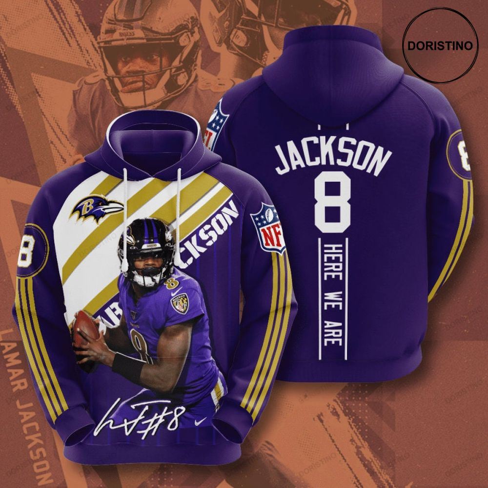 Baltimore Ravens 3d Ytv3g Awesome 3D Hoodie