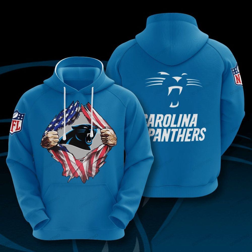 Carolina Panthers 3d Lux00 Limited Edition 3d Hoodie