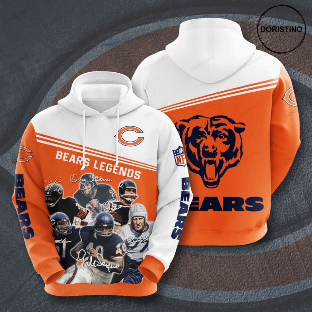 Chicago Bears 3d 0fuat Limited Edition 3d Hoodie
