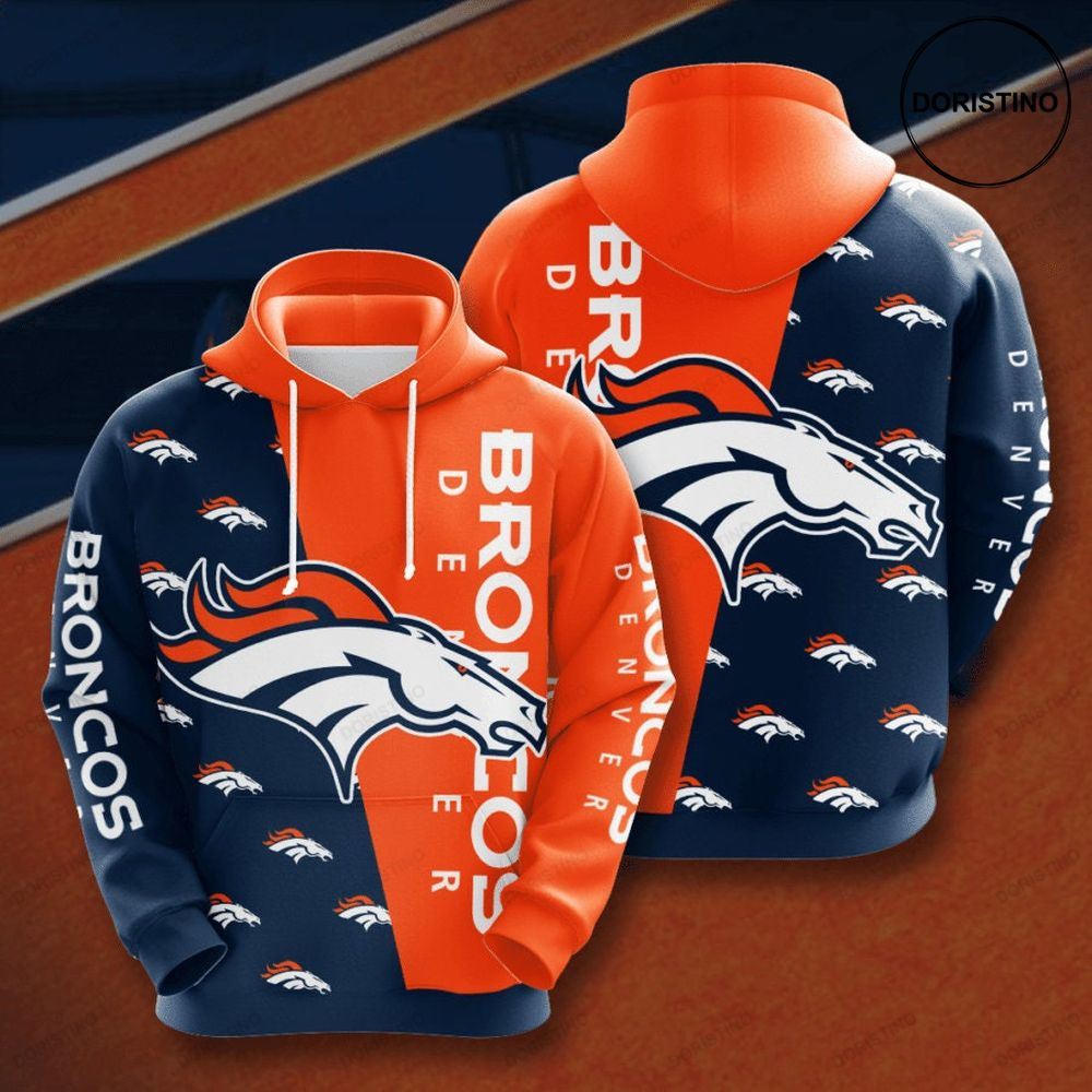 Denver Broncos 3d 4u48s Limited Edition 3d Hoodie