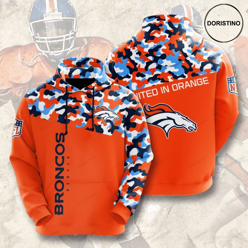 Denver Broncos 3d O703l Awesome 3D Hoodie