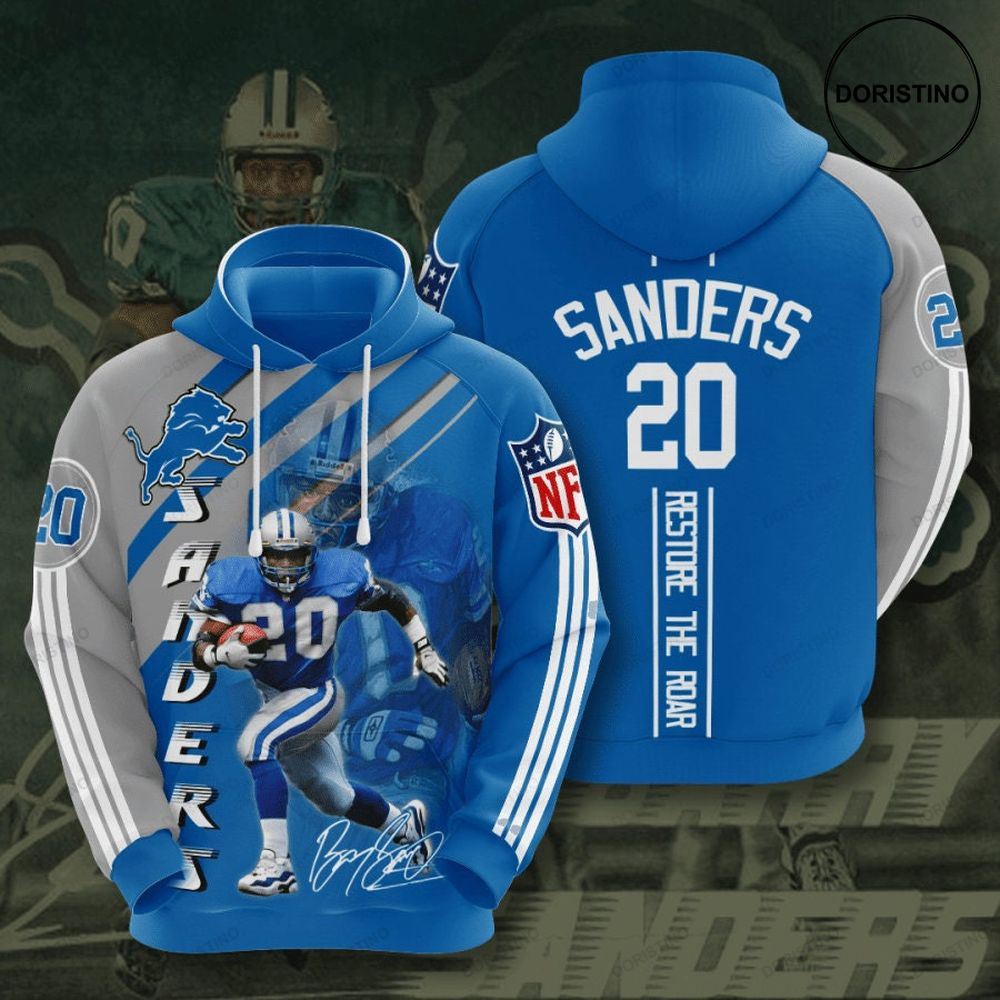 Detroit Lions 3d Awesome 3D Hoodie