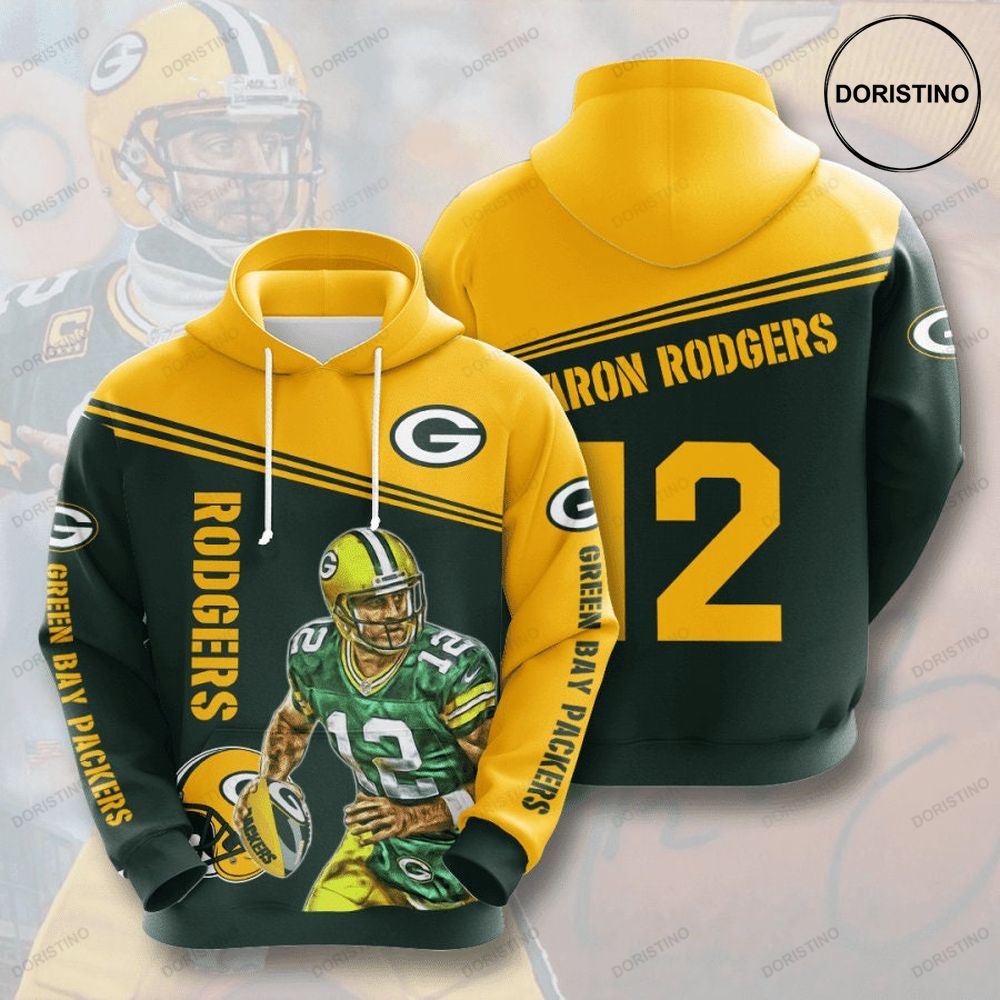 Green Bay Packers 3d 30doz All Over Print Hoodie