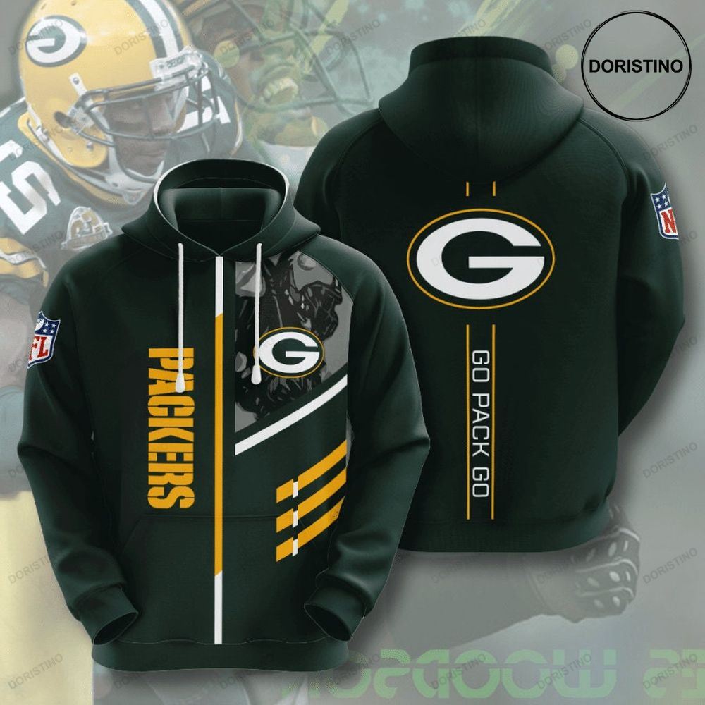 Green Bay Packers 3d Xfwpb Limited Edition 3d Hoodie