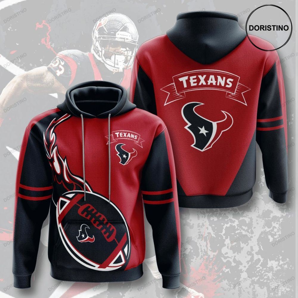 Houston Texans 3d V8853 Awesome 3D Hoodie