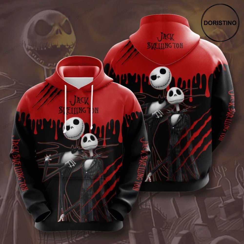 Jack Skellington 3d Awesome 3D Hoodie