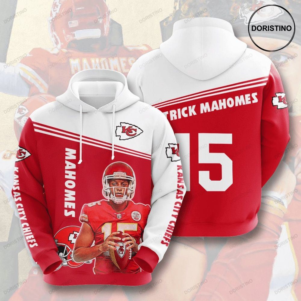Kansas City Chiefs 3d Pq8y3 Awesome 3D Hoodie