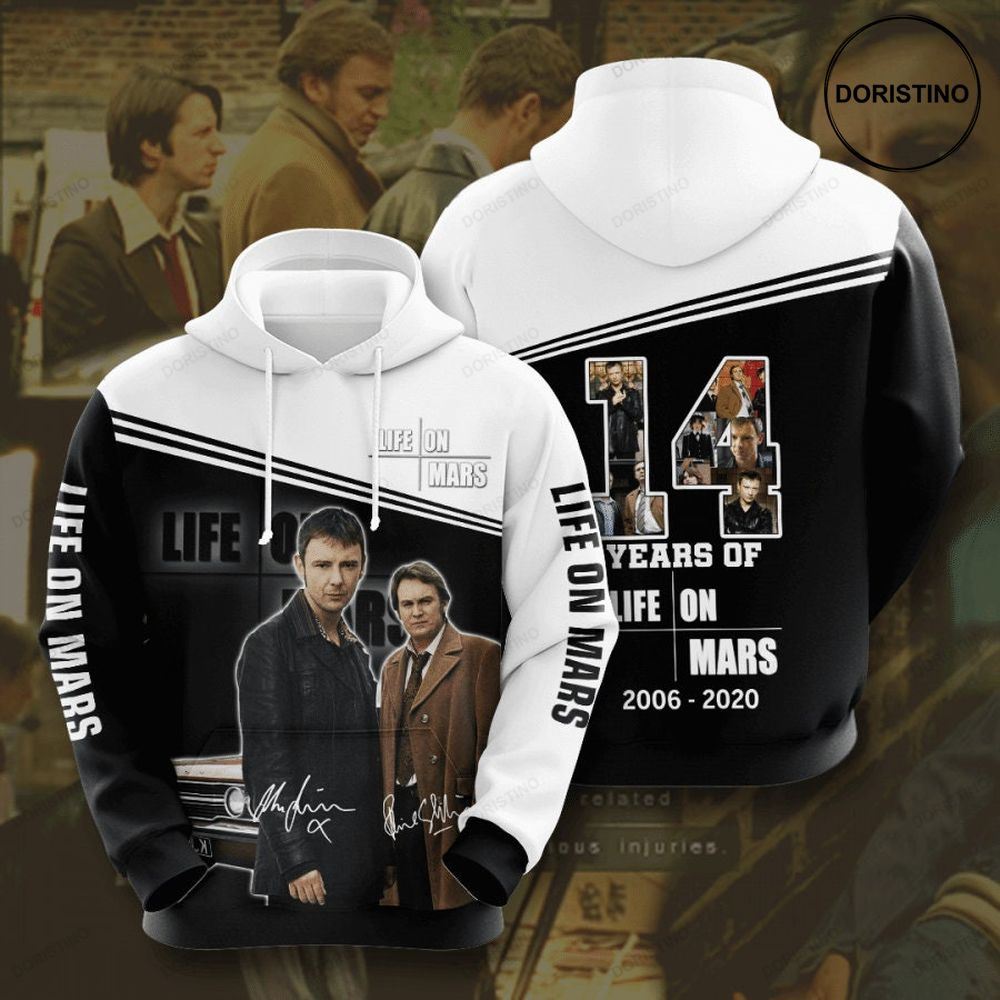 Life On Mars 3d Awesome 3D Hoodie