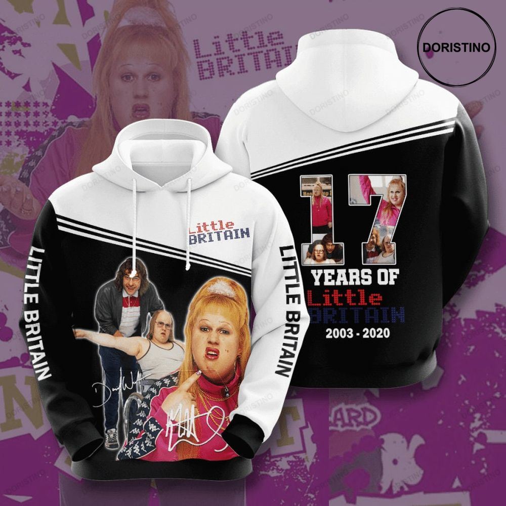 Little Britain 3d Awesome 3D Hoodie
