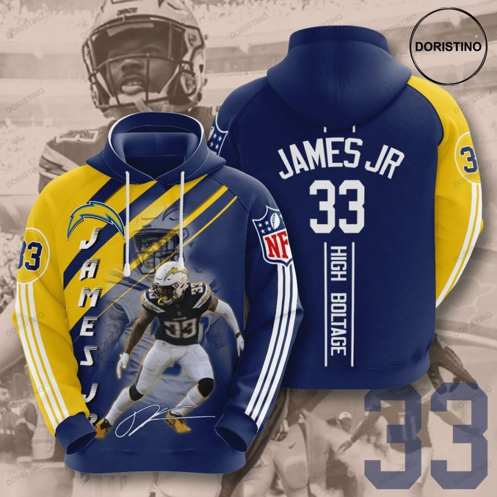 Los Angeles Chargers 3d Dg9d9 Limited Edition 3d Hoodie