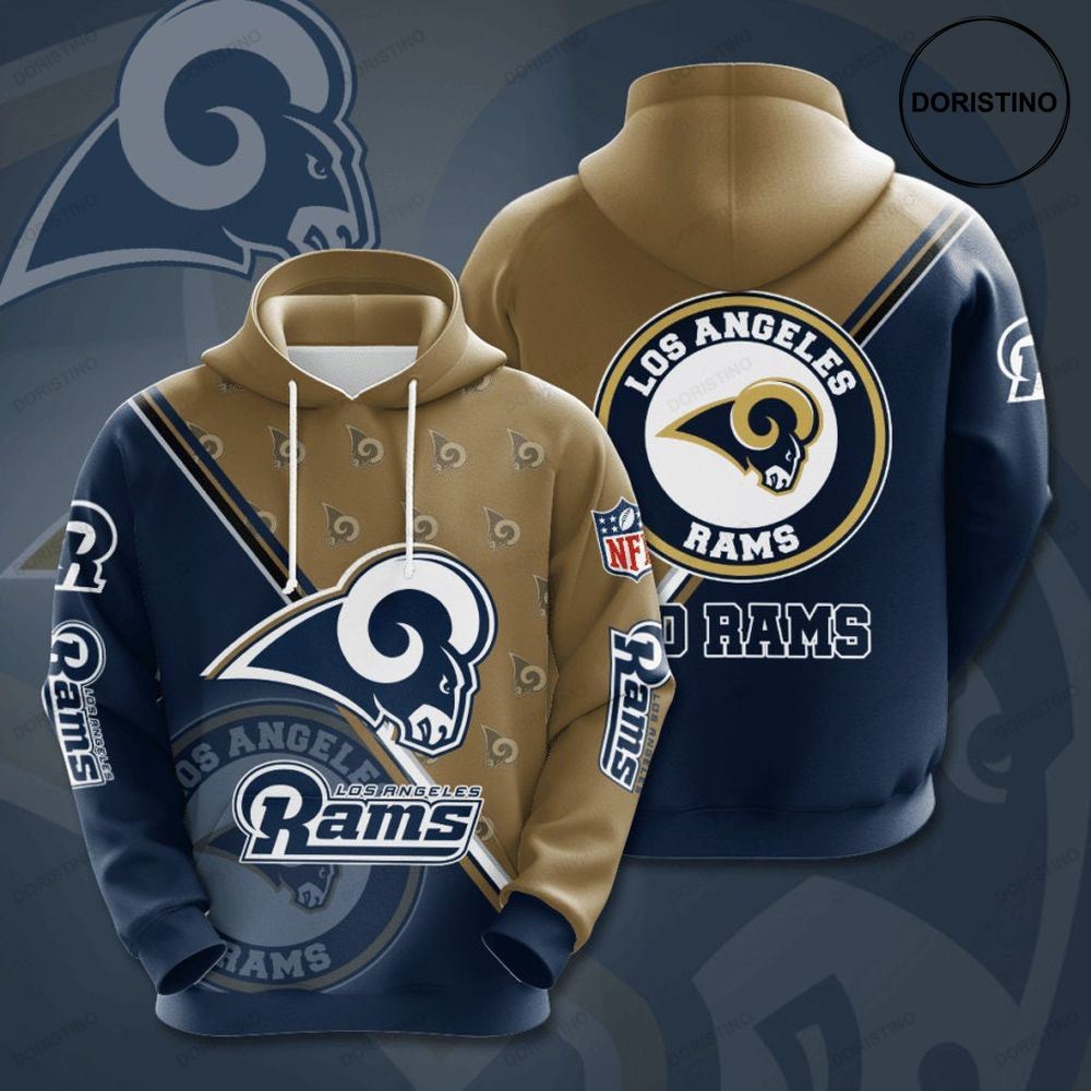 Los Angeles Rams 3d 8cmso Limited Edition 3d Hoodie