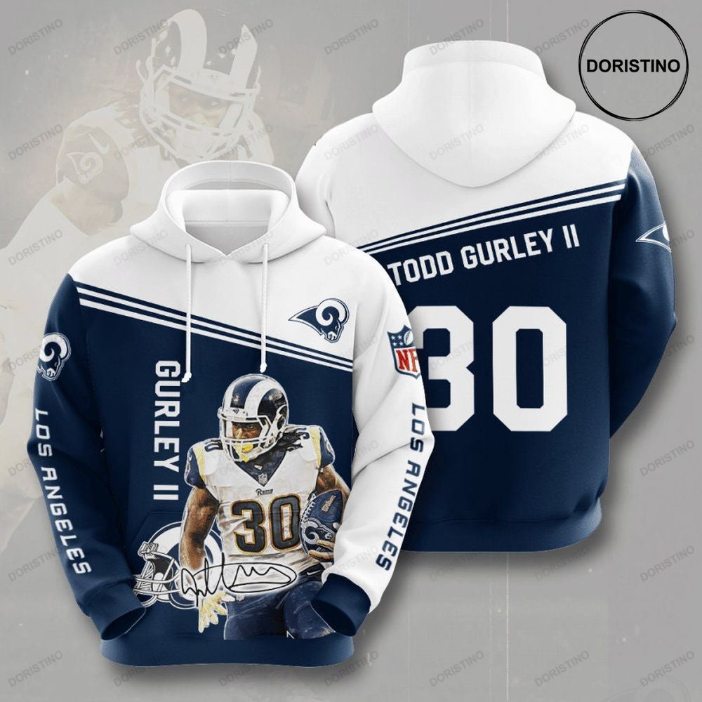 Los Angeles Rams Todd Gurley 30 3d Awesome 3D Hoodie