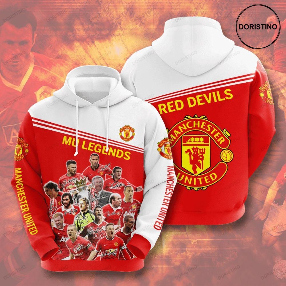 Manchester United 3d Awesome 3D Hoodie
