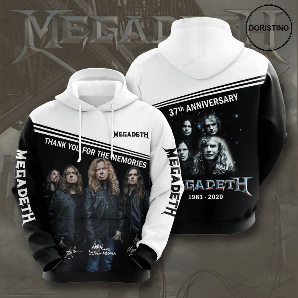 Megadeth 37th Anniversary 3d Limited Edition 3d Hoodie