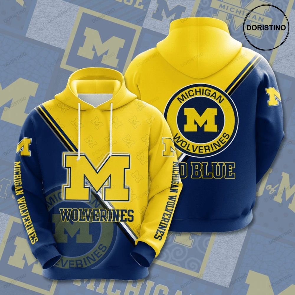 Michigan Wolverines 3d Nsunb Limited Edition 3d Hoodie