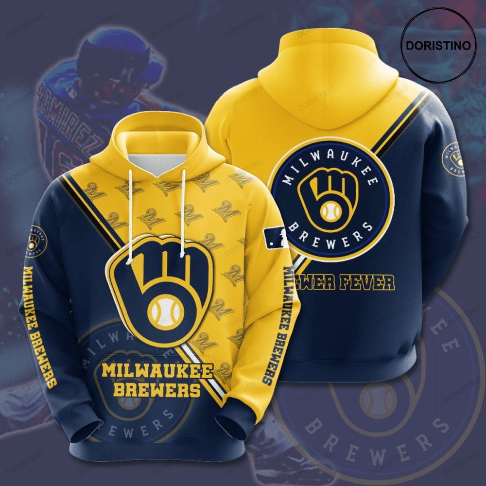 Milwaukee Brewers 3d 1570z Limited Edition 3d Hoodie