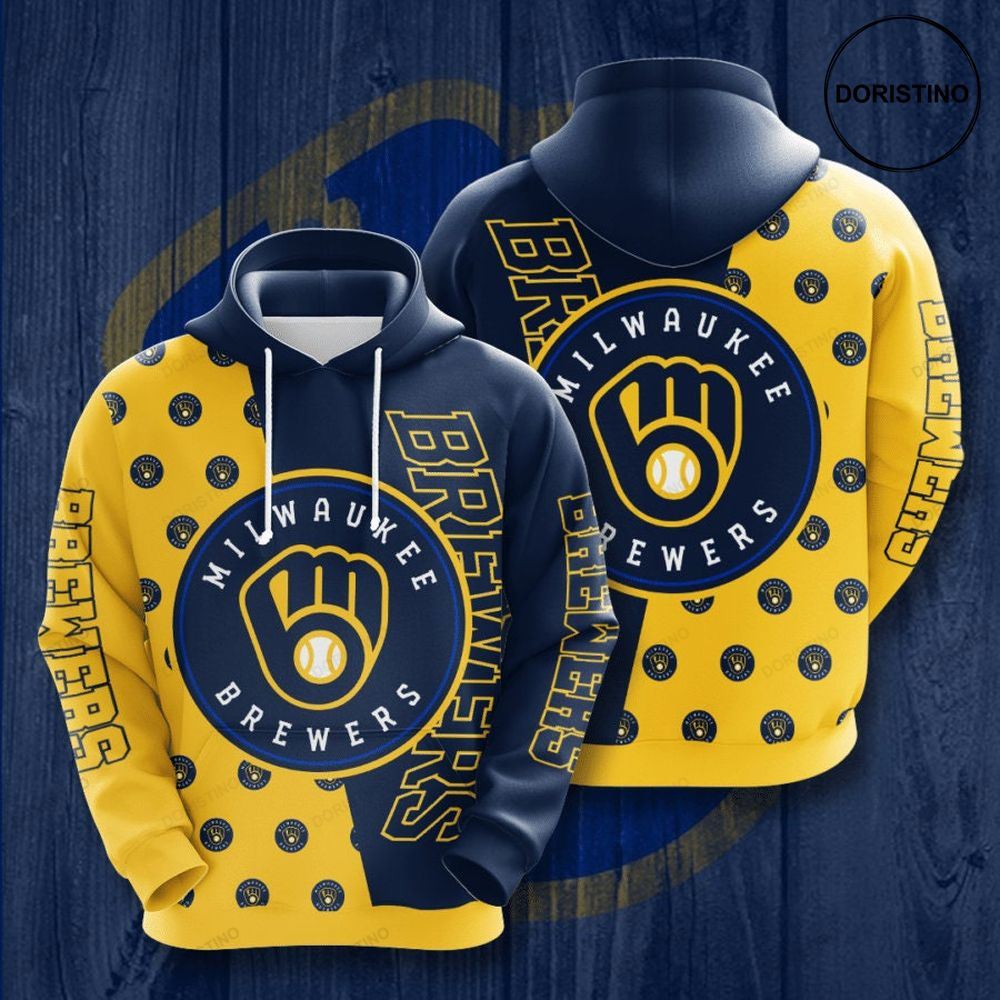 Milwaukee Brewers 3d Lwfsi Awesome 3D Hoodie