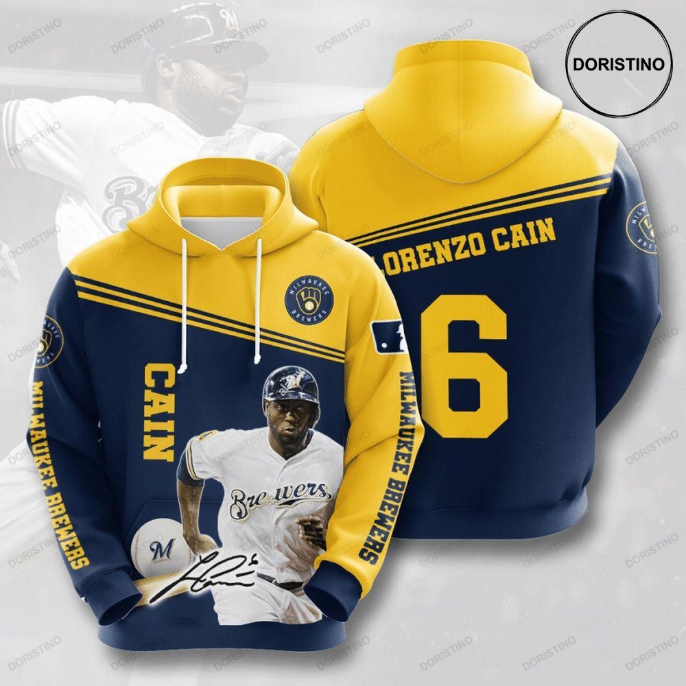 Milwaukee Brewers 3d Q1ju6 Awesome 3D Hoodie