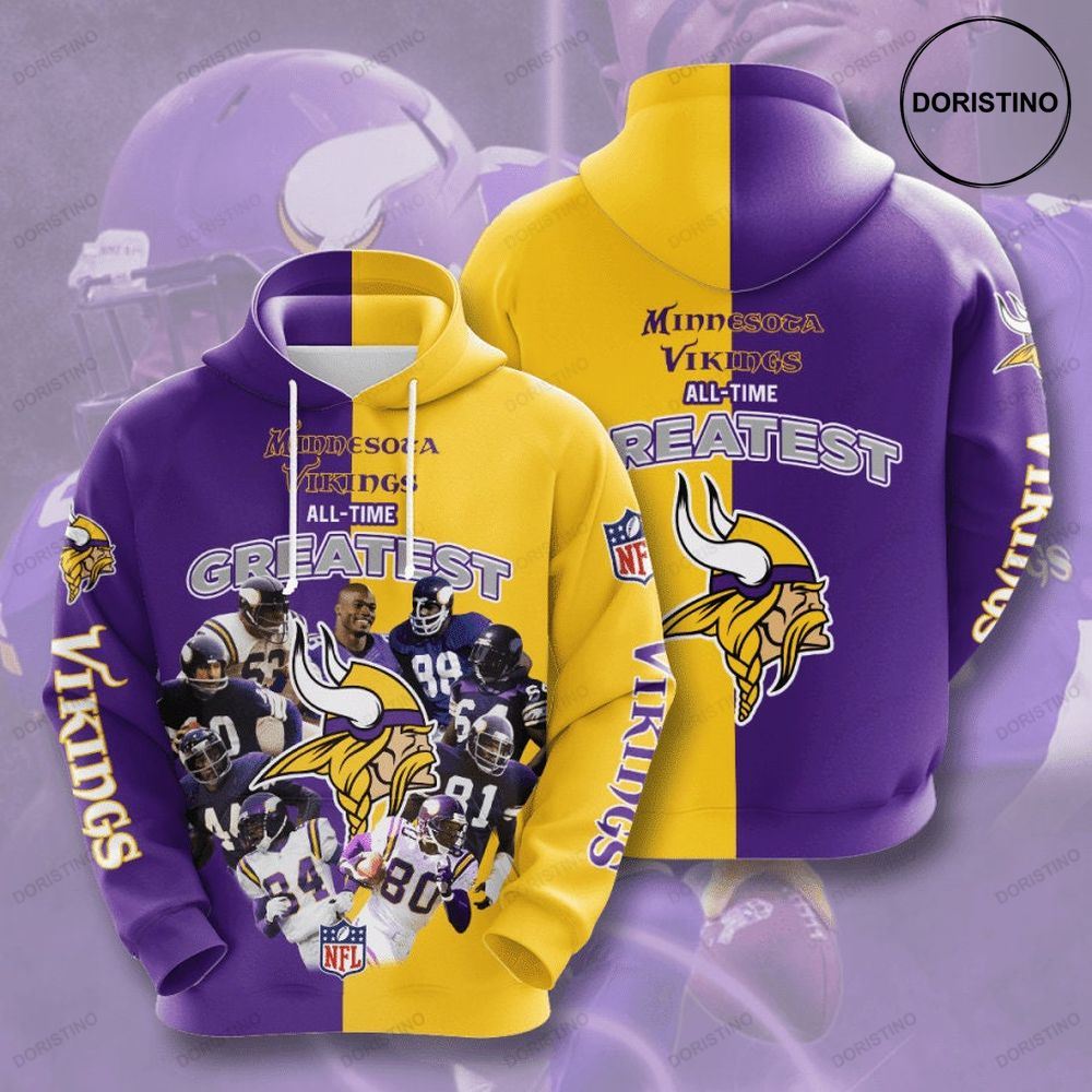 Minnesota Vikings 3d Wlgj0 Limited Edition 3d Hoodie