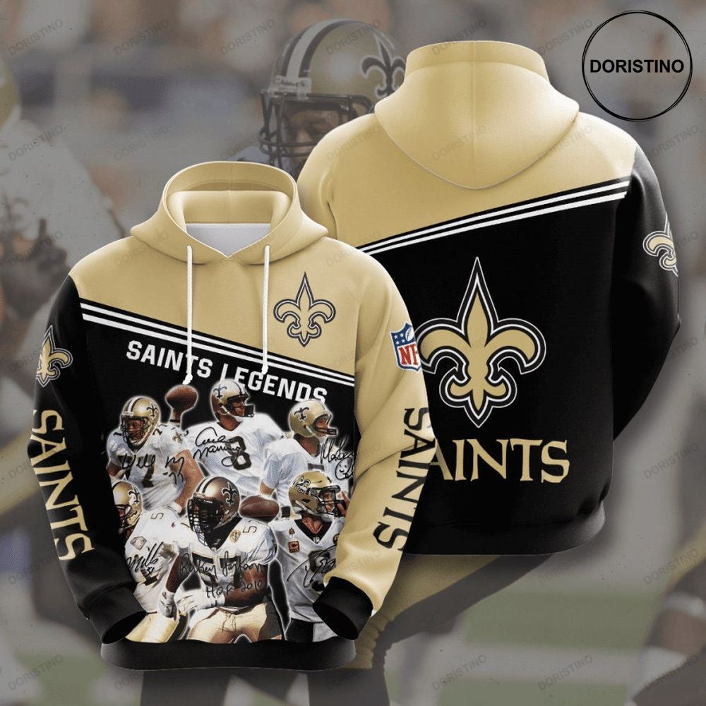 New Orleans Saints 3d 347o2 Limited Edition 3d Hoodie