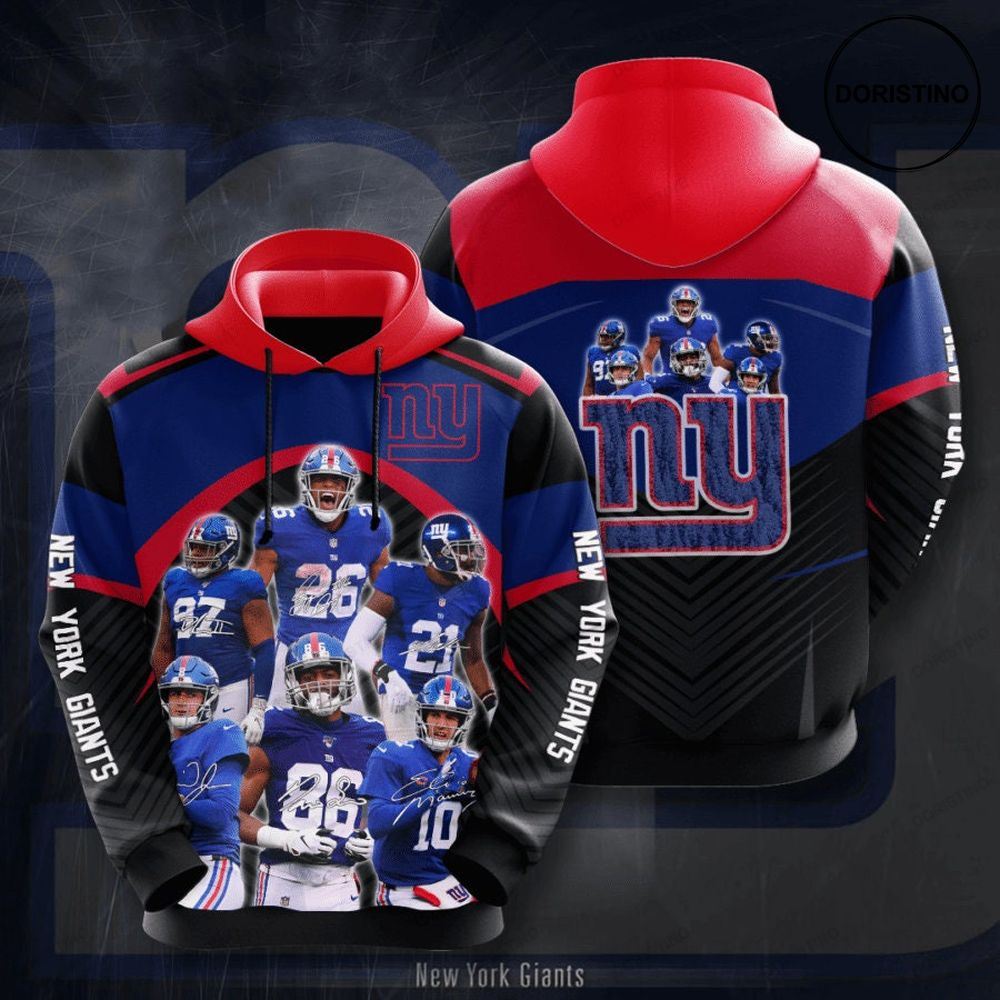 New York Giants 3d Awesome 3D Hoodie