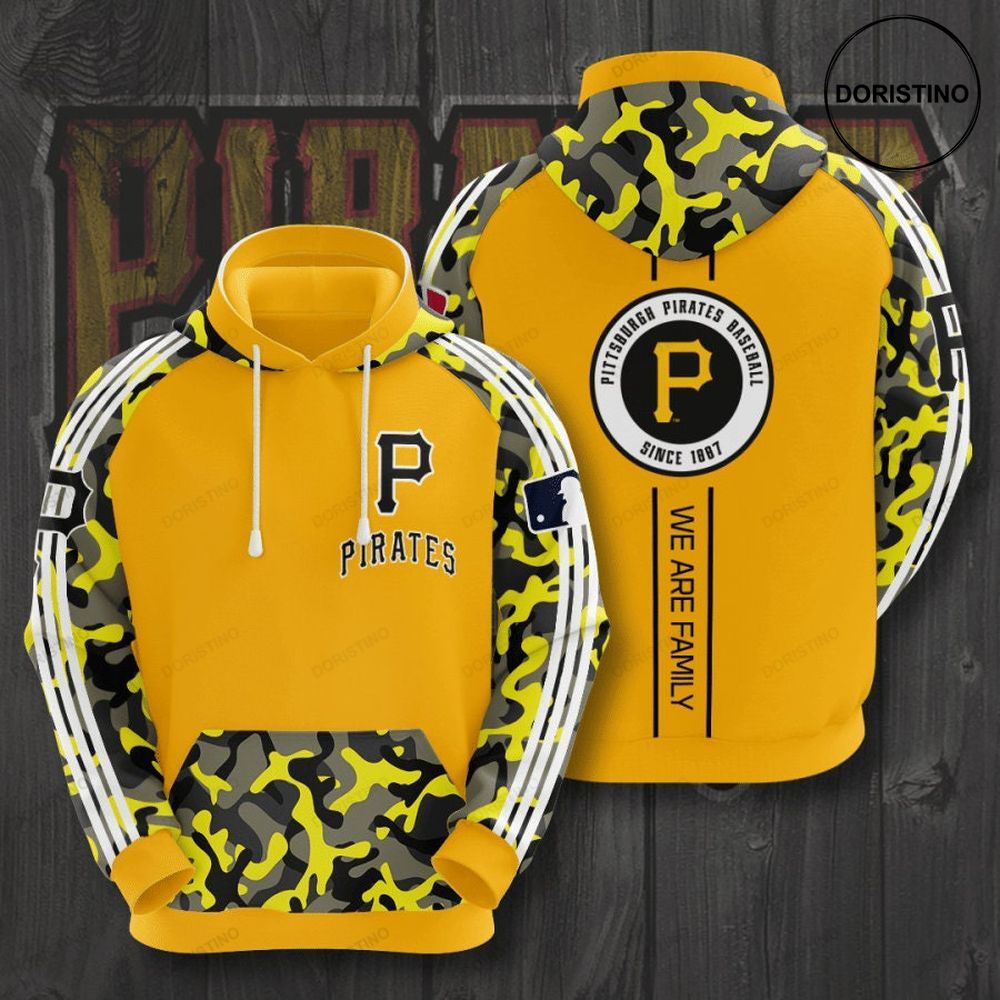 Pittsburgh Pirates 3d Jd54i All Over Print Hoodie