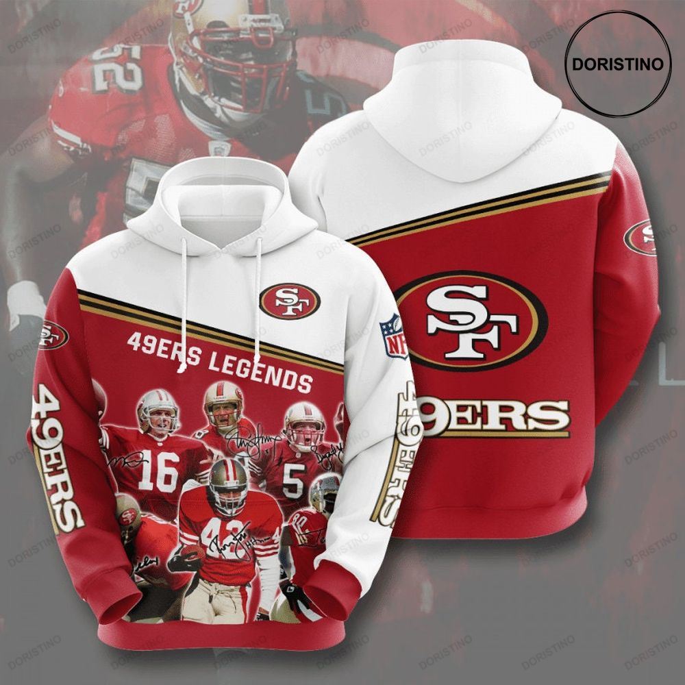 San Francisco 49ers 3d 5xbnd Limited Edition 3d Hoodie