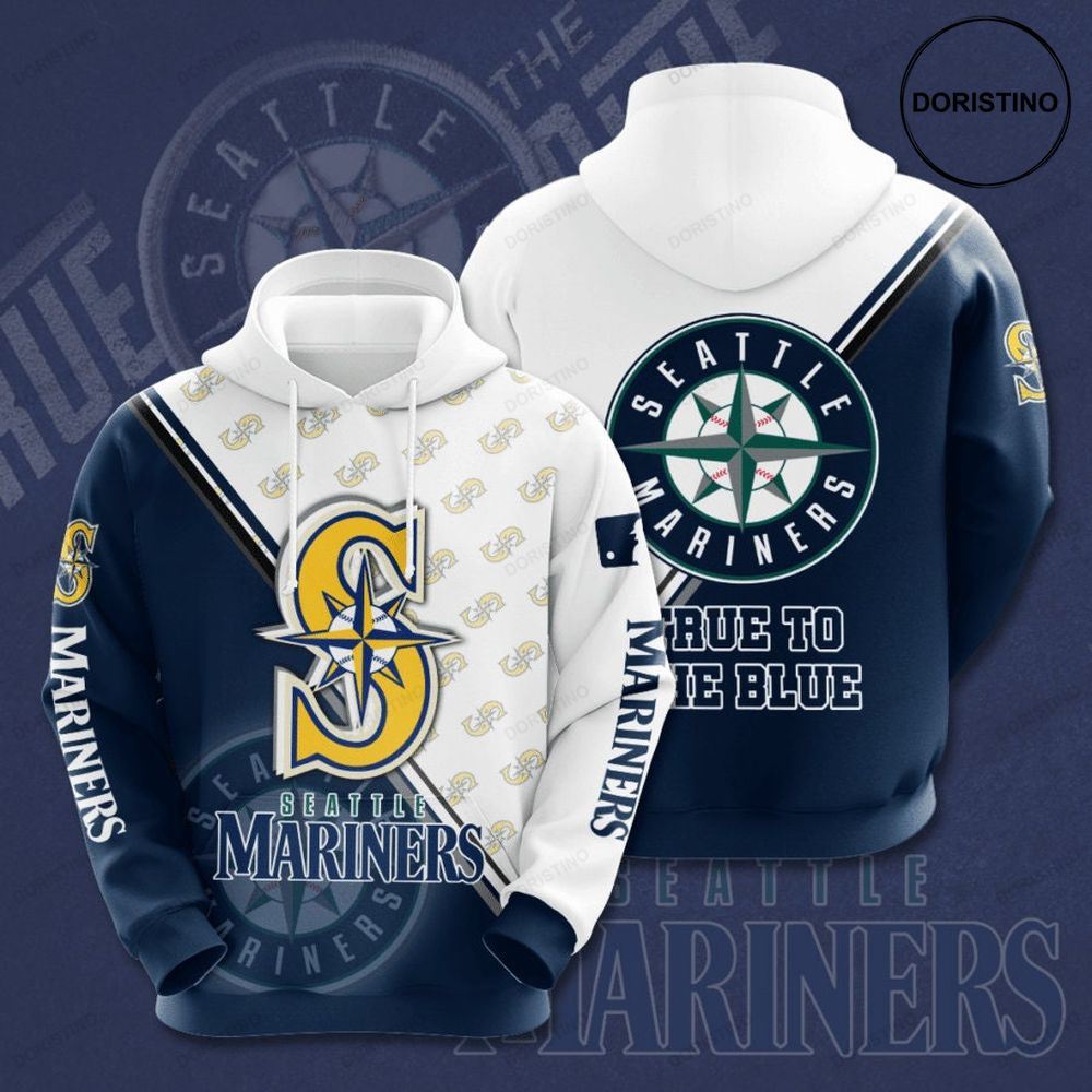 Seattle Mariners 3d Ob3p6 All Over Print Hoodie